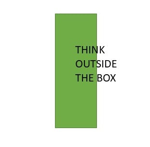 Thinking Outside the Box vs "If You Are Not Cheating - You Are Not Trying"